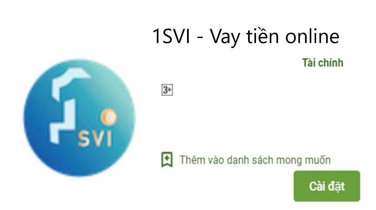 Read more about the article 1SVI là gì ? Tải app 1SVI là gì Apk vay tiền nhanh online 30s