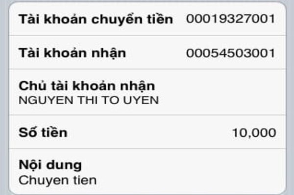 chuyển tiền app tpbank