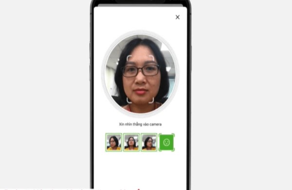 xác thực ảnh app techcombank