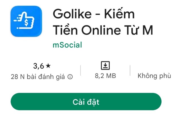 cài đặt golike