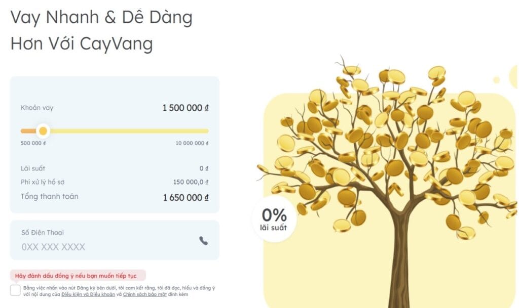 Cách Vay Cây Vàng ? Tải app Vay Tiền Cây Vàng 2025 1 App Cây Vàng Vay tiền